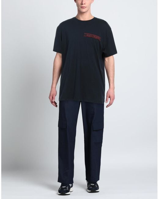 McQueen Blue T-shirt for men