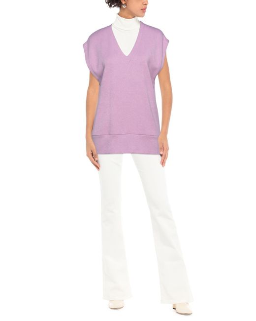 Pullover Think! de color Purple