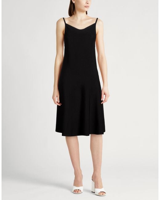 ELEH Black Mini Dress Viscose, Nylon
