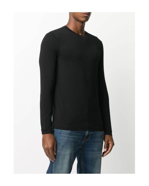 Camiseta Giorgio Armani de hombre de color Black