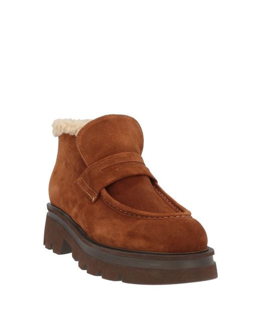 SERGIO NAVA Brown Ankle Boots