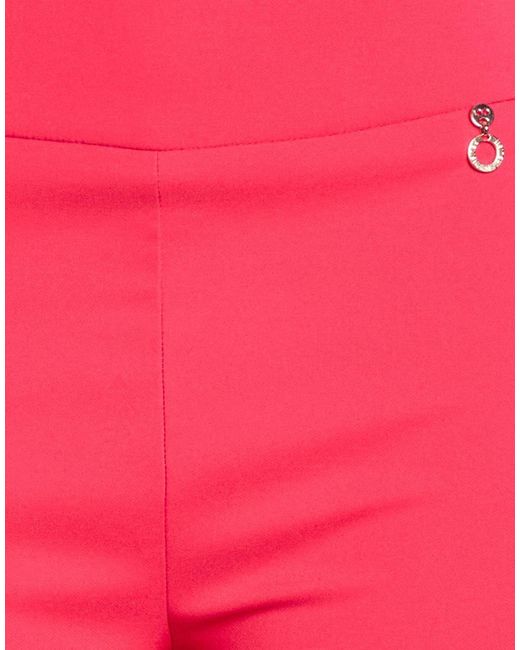 Relish Red Pants Polyester, Elastane