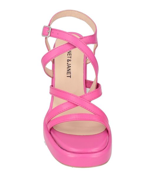 Janet & Janet Pink Sandals