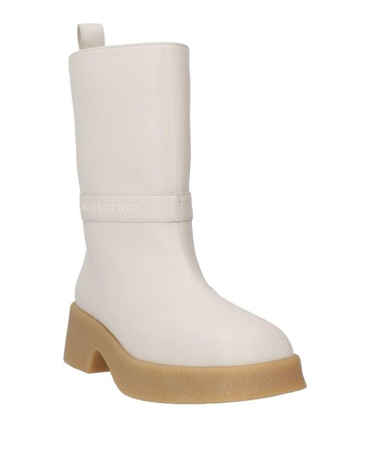 Stella McCartney White Ankle Boots