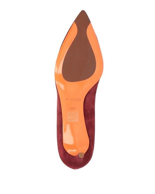 Santoni Red Pumps