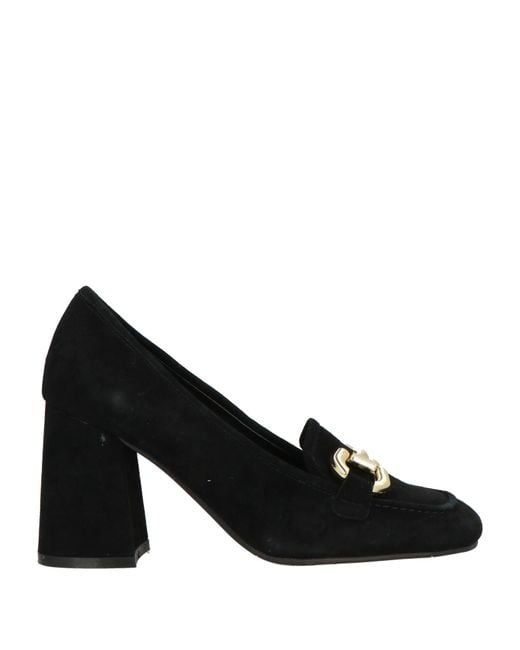 Tosca Blu Black Loafers Leather