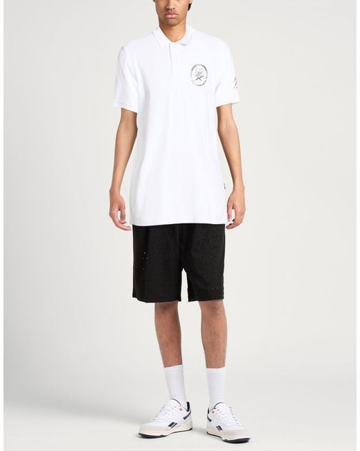 Philipp Plein White Polo Shirt for men