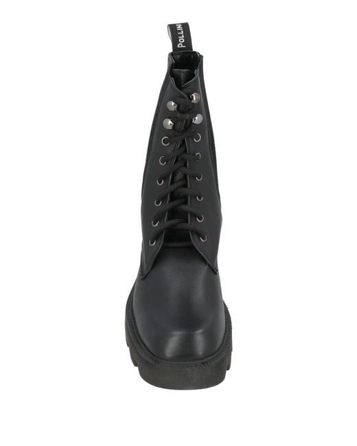 Pollini Black Ankle Boots