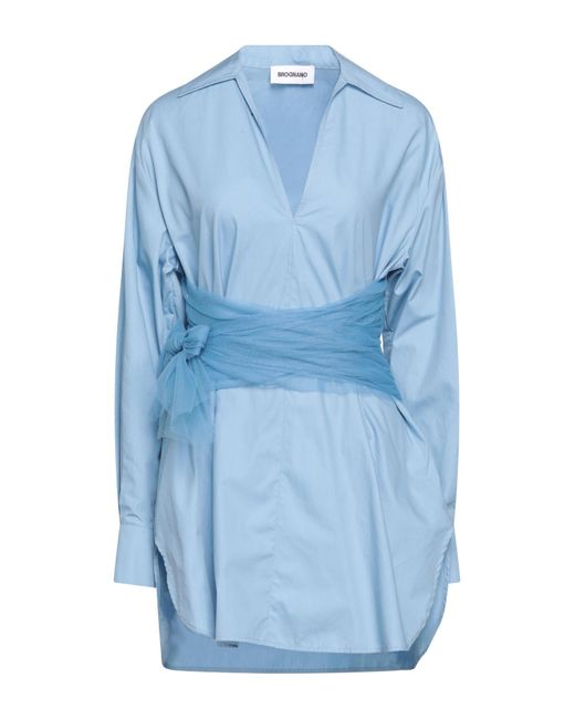 BROGNANO Blue Mini Dress