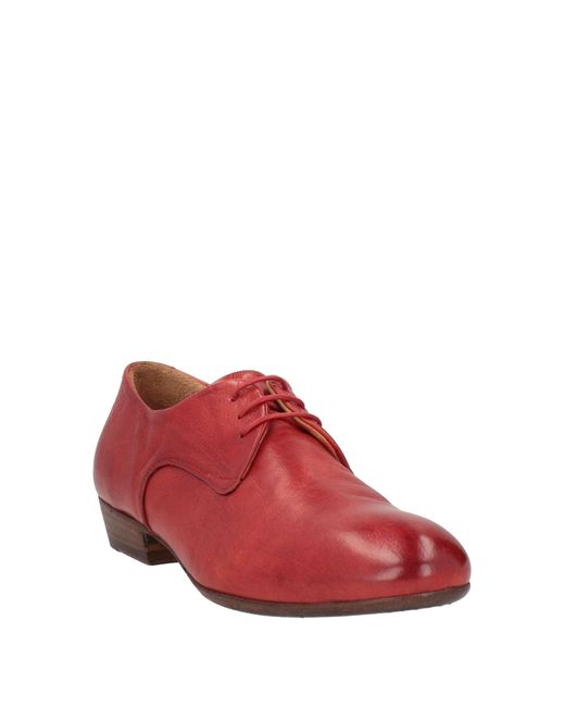 Pantanetti Red Lace-up Shoes