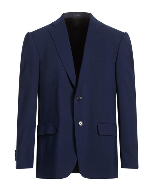 Lardini Blue Blazer Wool, Elastane for men