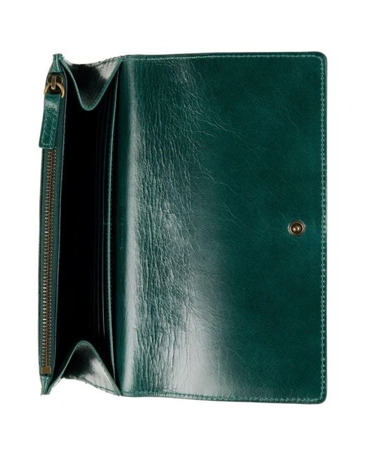Uma Wang Green Brieftasche