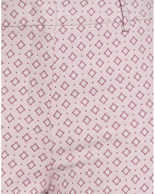 Weekend by Maxmara Pink Pants Polyester, Cotton, Elastane