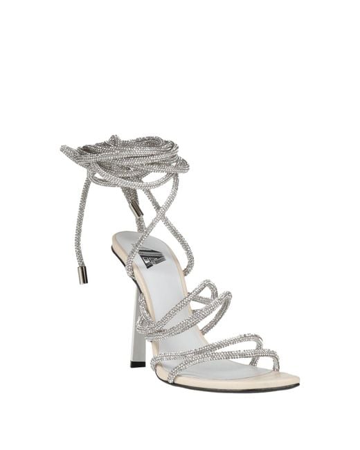 Aniye By White Sandals Synthetic Fibers