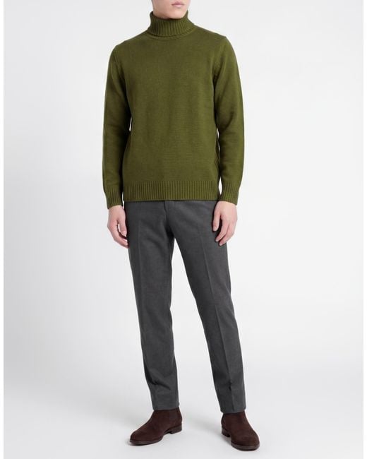 Kangra Green Turtleneck for men