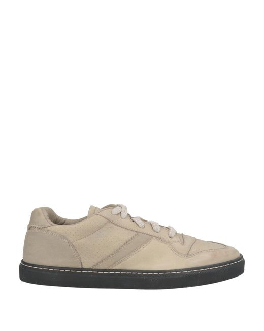 Doucal's Gray Sneakers Calfskin for men