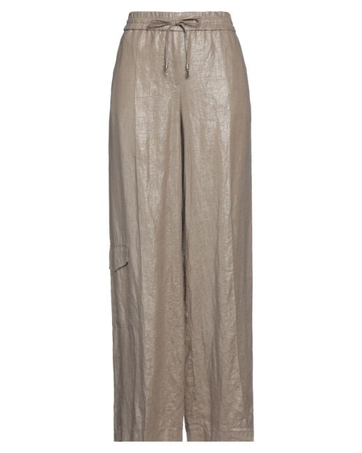 Cambio Brown Pants Linen