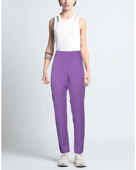Kontatto Purple Pants Polyester, Elastane
