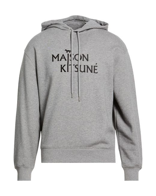 Maison Kitsuné Gray Sweatshirt Cotton for men