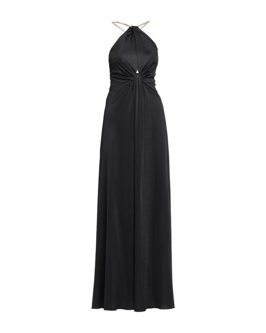 Anna Molinari Black Maxi Dress