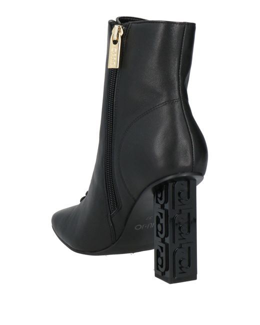 Liu Jo Black Leonie Hanne X Ankle Boots Textile Fibers