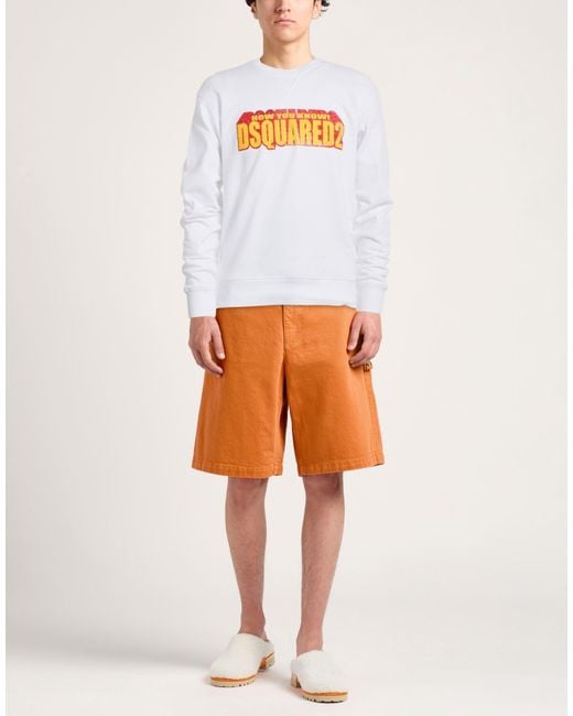 DSquared² White Sweatshirt for men