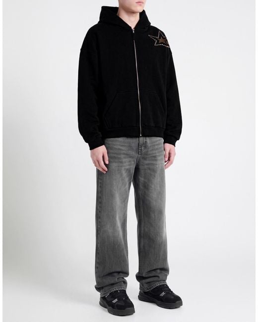 we11done Black Sweatshirt Cotton for men