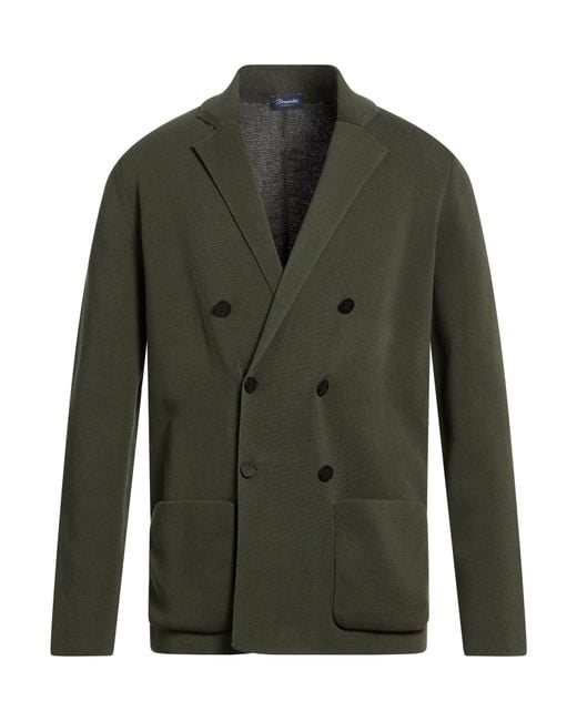 Drumohr Green Blazer for men