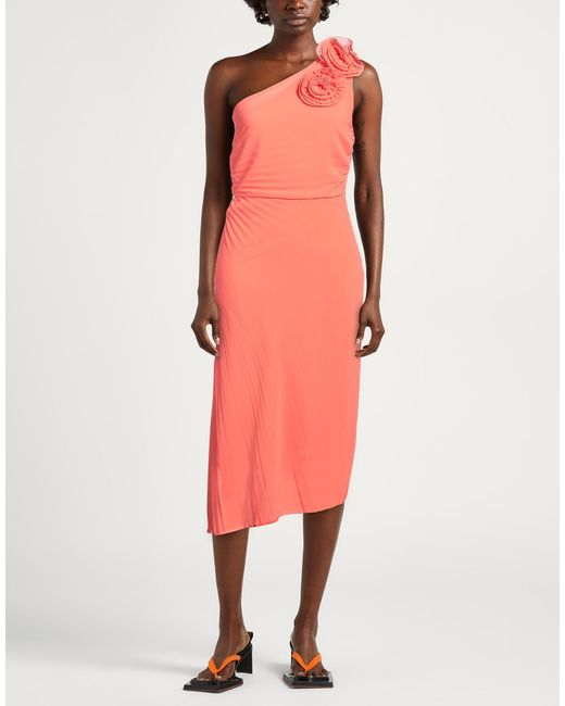 Kaos Pink Midi Dress