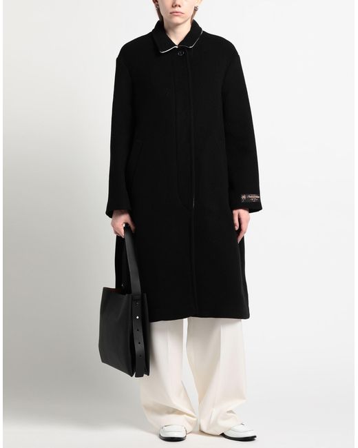 Manteau long N°21 en coloris Black