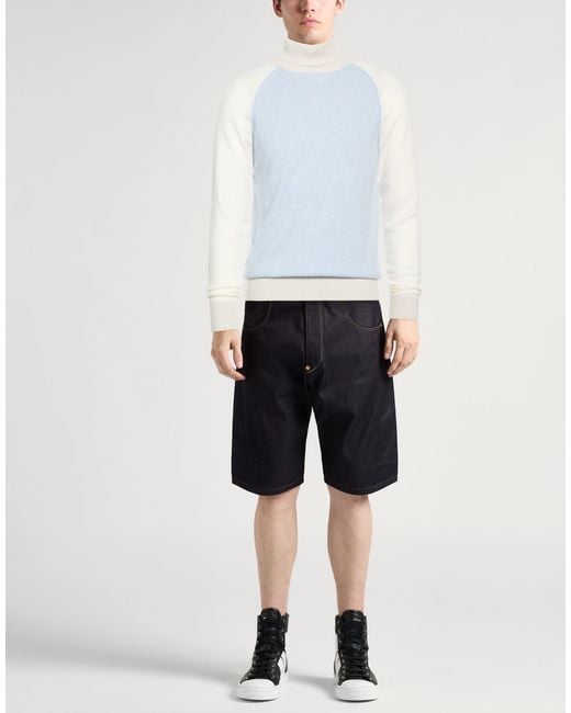 Eleventy Blue Platinum Sky Turtleneck Cashmere for men