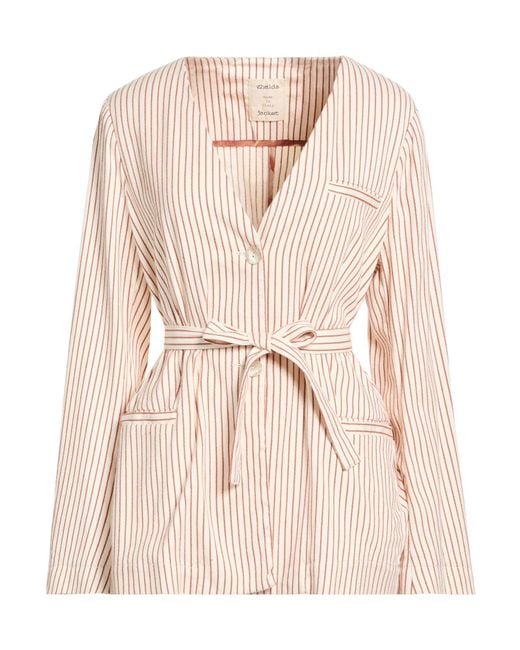 Zhelda Natural Ivory Jacket Cotton, Elastane