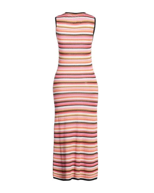 Missoni White Midi Dress Cotton, Viscose