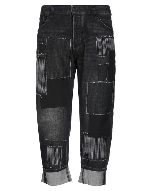 Emporio Armani Black Denim Pants for men