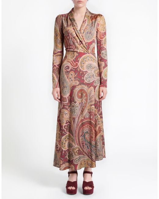 Robe Longue Etro en coloris Multicolor