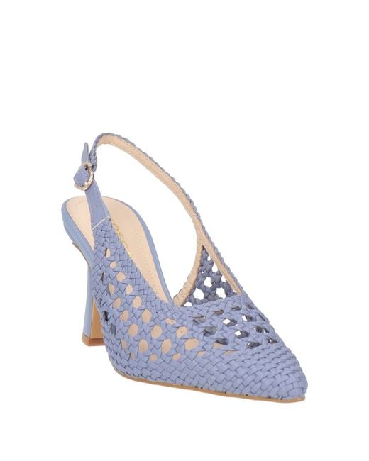Tosca Blu Blue Lilac Pumps Leather