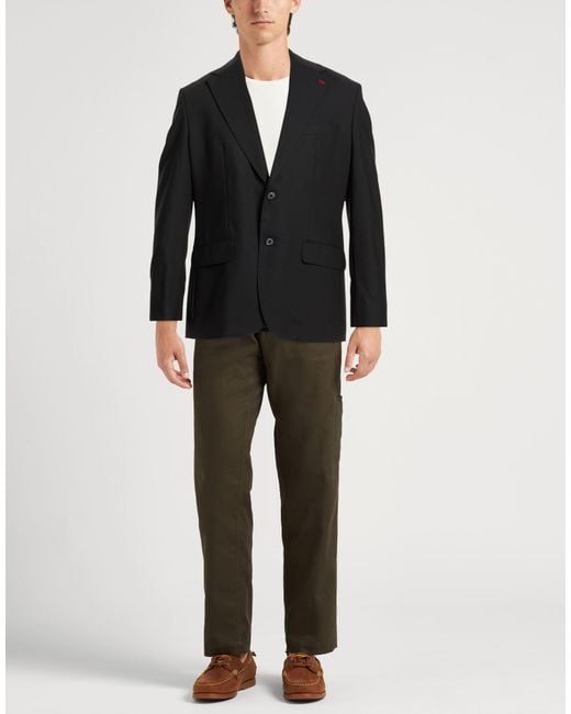 Liu Jo Black Blazer Wool, Polyester, Elastane for men