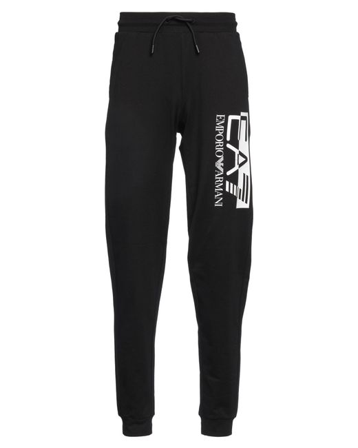 EA7 Black Trouser for men