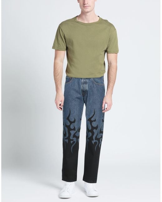 Pantaloni Jeans di Vetements in Blue da Uomo
