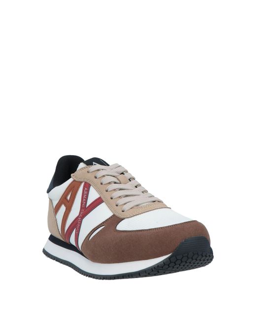 ARMANI EXCHANGE Brown Sneakers for men