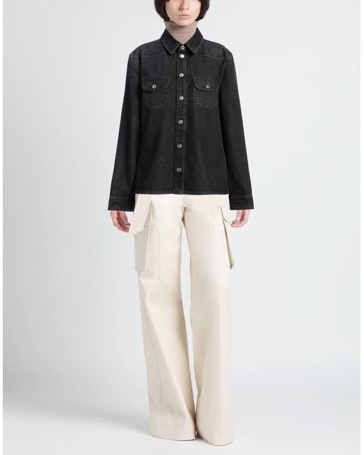 Manteau en jean Off-White c/o Virgil Abloh en coloris Black