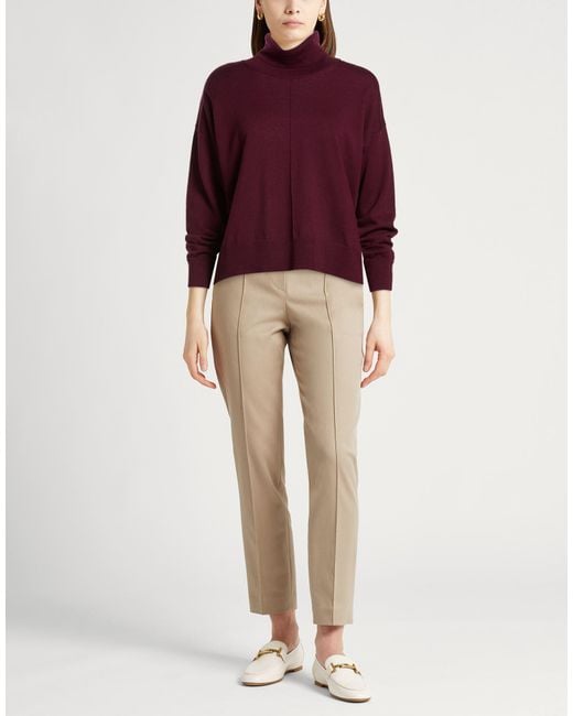 Anna Molinari Purple Turtlenecks