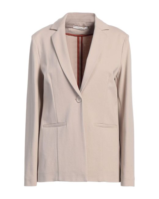 Maliparmi Natural Blazer Viscose, Polyamide, Elastane