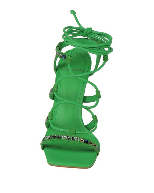 Carrano Green Sandals