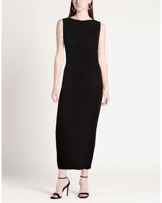 St. Agni Black Maxi Dress
