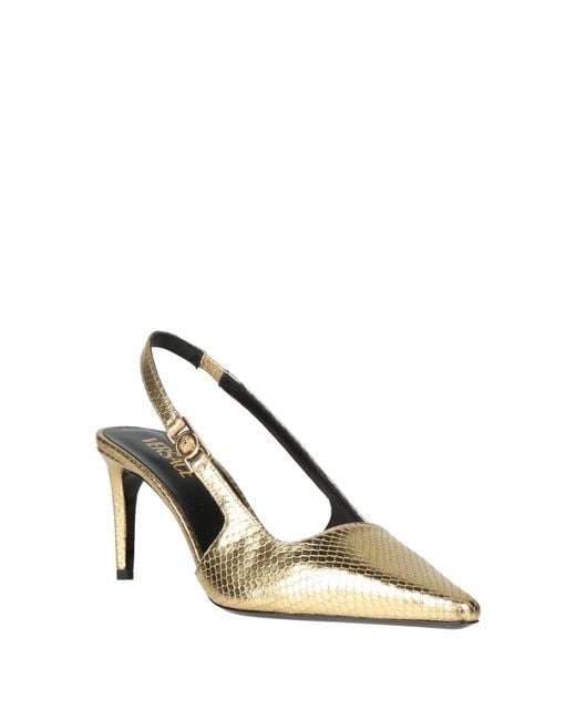Versace Natural Pumps Calfskin