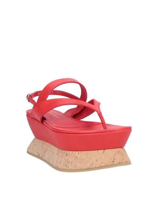Ferragamo Pink Thong Sandal