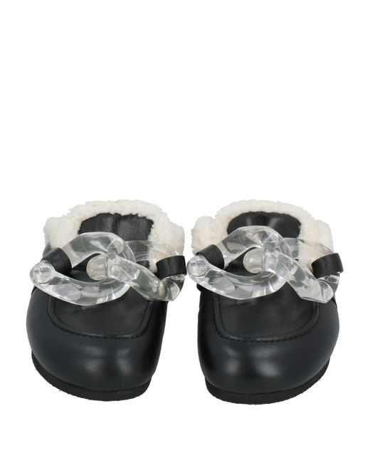 J.W. Anderson Black Mules & Clogs Calfskin for men