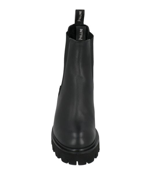 Pollini Black Ankle Boots