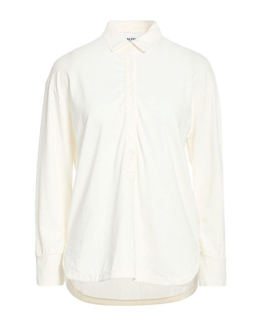 Polo Alpha Studio en coloris White
